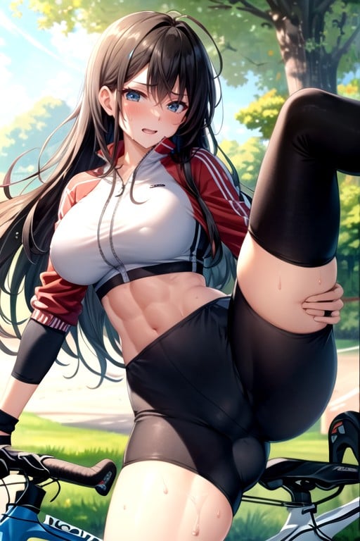 Bib Shorts, Futanari, Ajustar Hentai IA pornografia