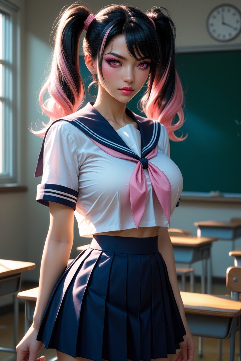 Classroom, Bimbo, JaponaisPorno IA transsexuelle