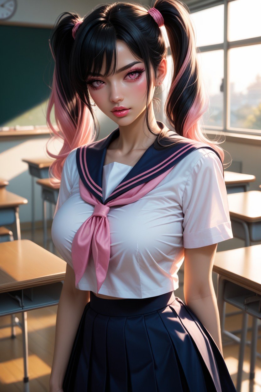 Cutesy, Classroom, Japanese Shemale AI Porn