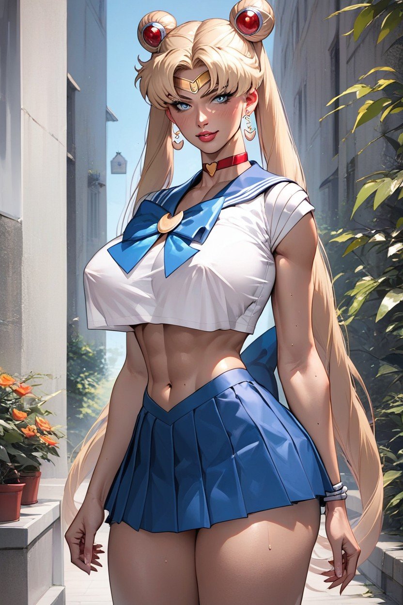 Fit, Sailor Moon, Bimbo BodyニューハーフAIポルノ