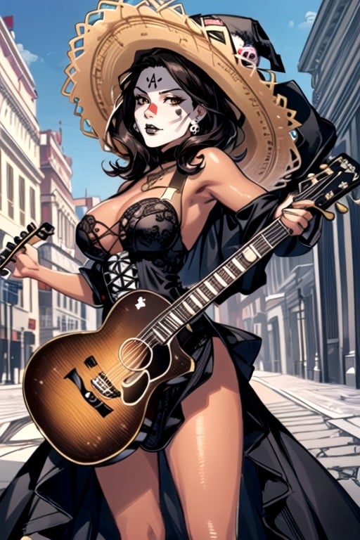 Mariachi Hat, Latina, Calivera Facepaint人妖AI色情