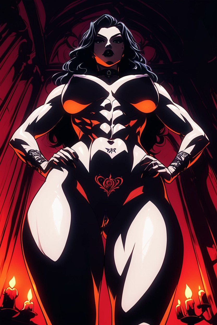 Big Breasts, Markings, Tramp Stamp AI Porn