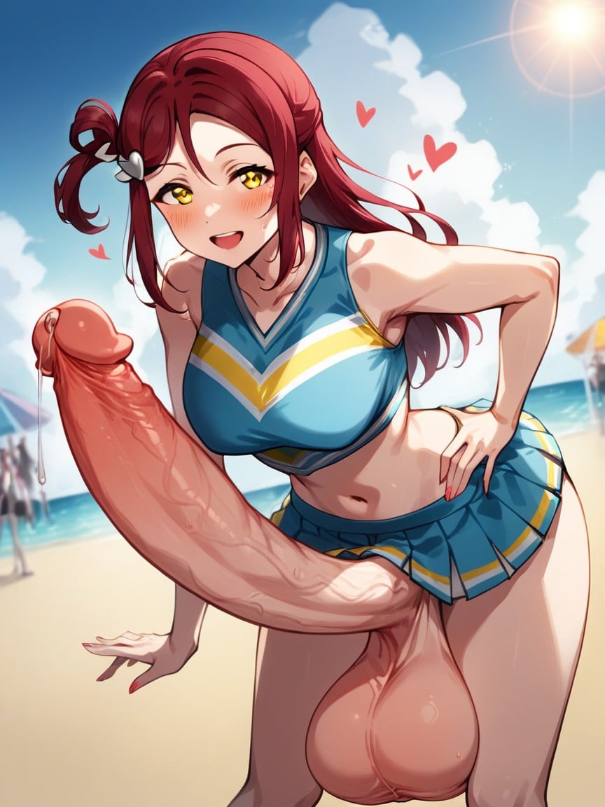 Precum, Red Hair, Riko Sakurauchi Fromlove Live! Sunshine!! Shemale AI Porn