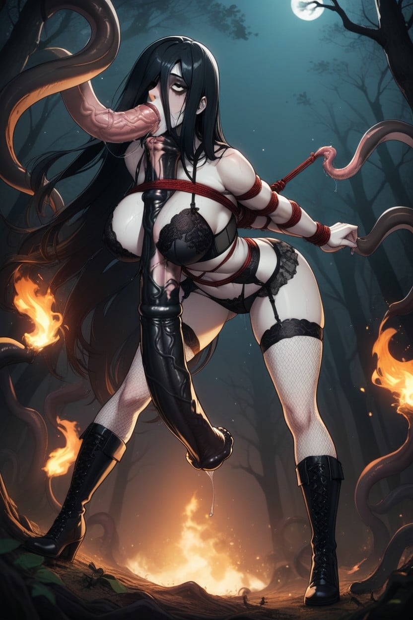 Dutch Angle, Low Angle, Forest Hentai AI Porn