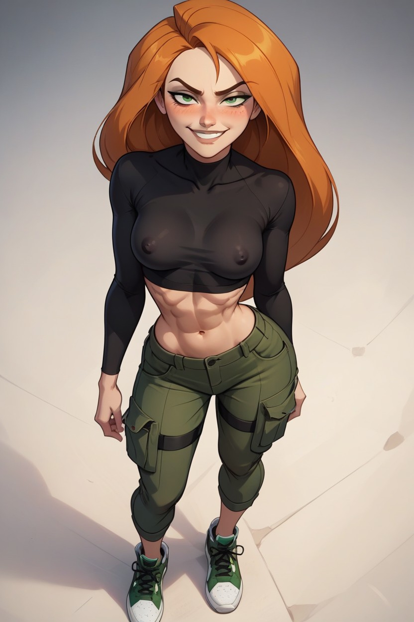 Small Ass, Abs, Horny AI Porn