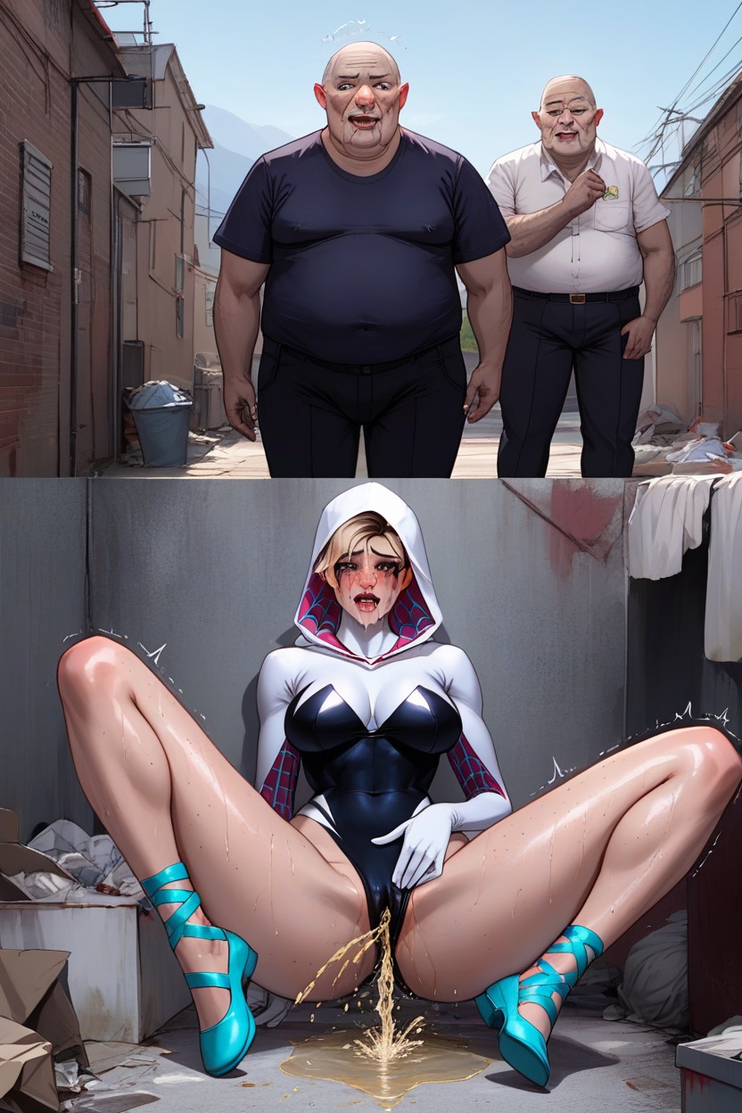 Full Body, Dark Background, Wet Clothes Hentai AI Porn