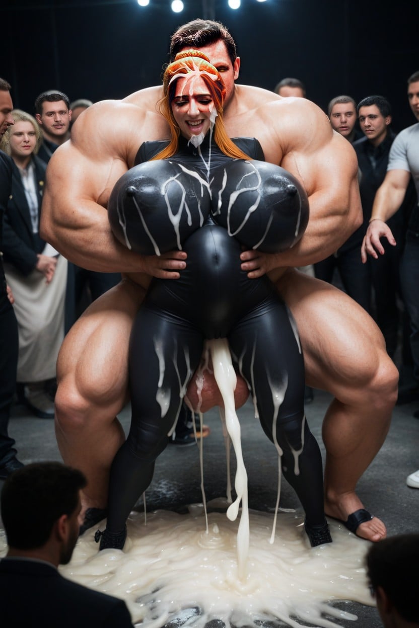 Cum Everywhere, Huge Cumshot, Barbed Penis Porno IA