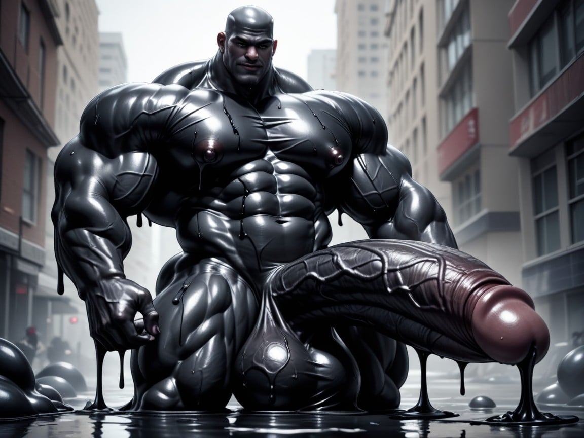 Large And Muscular, Big Ball, Huge Muscle ゲイAIポルノ