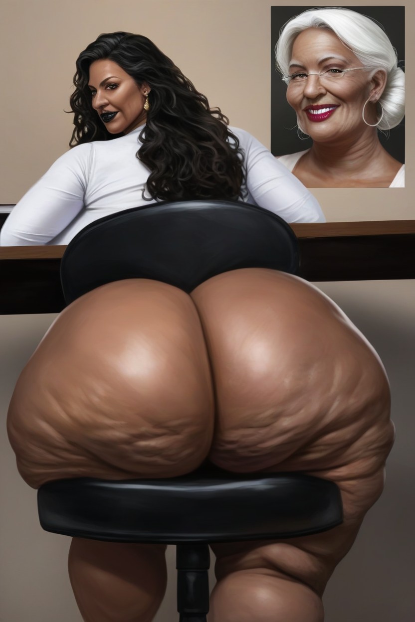 Ssbbw, Cellulite, Ssbbw Massive Fake Booty AI Porn