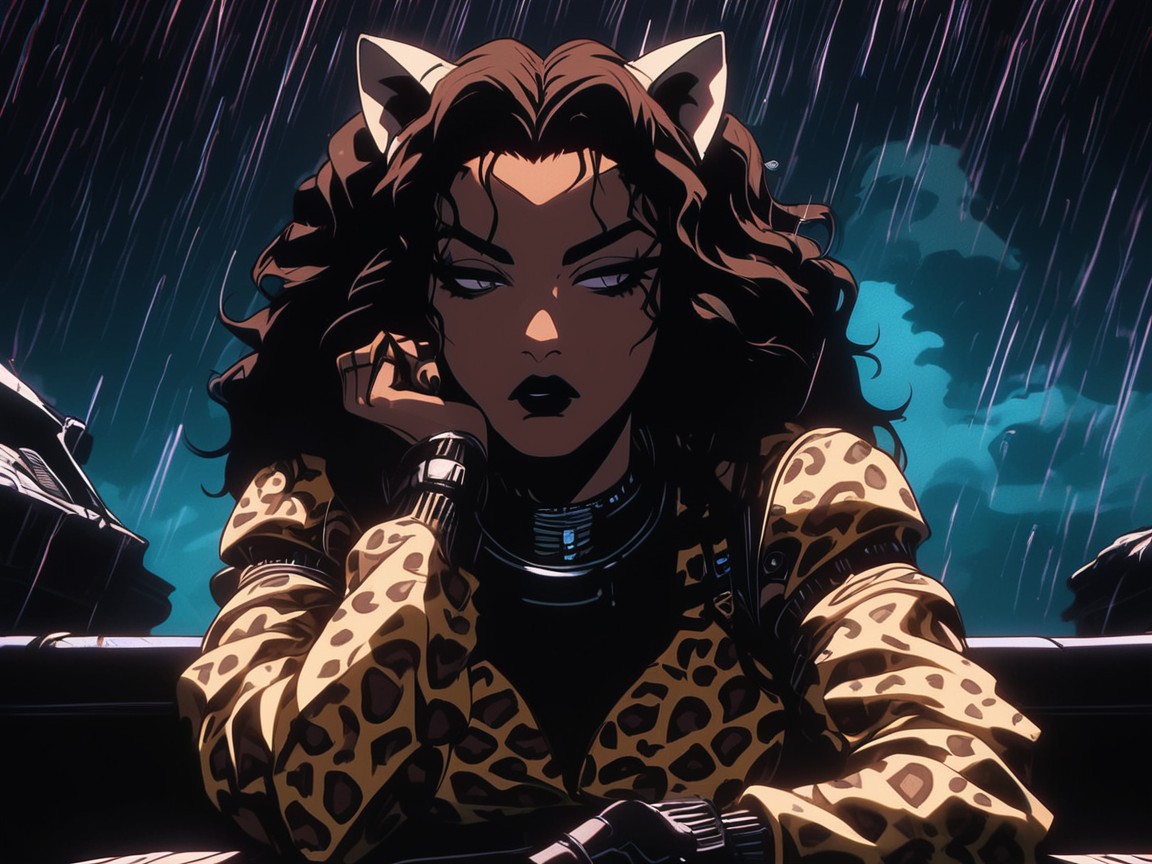 Dark Skin Brown, Headrest, Medium Hentai AI Porn