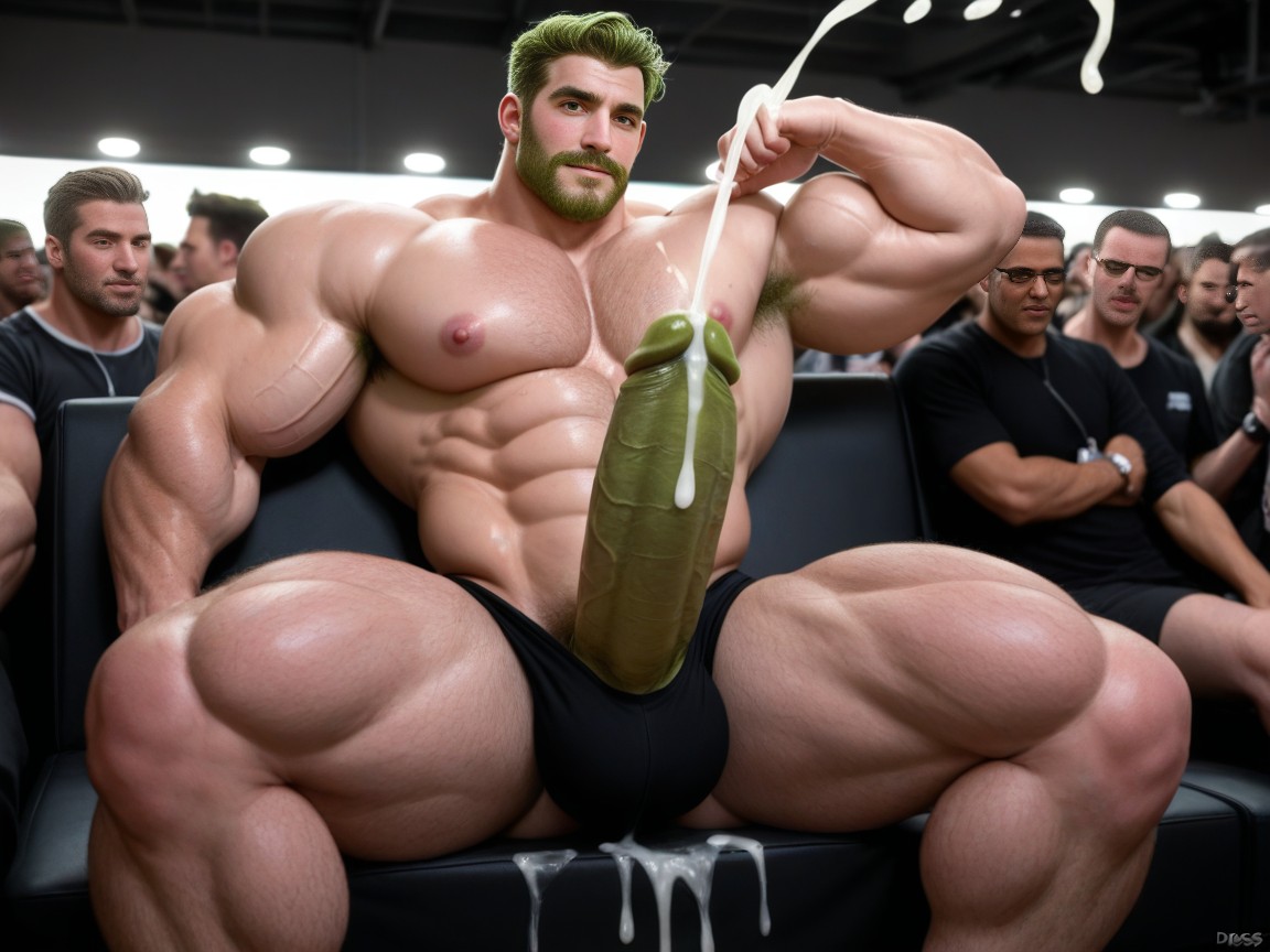 Hairless Body, Dark Cinema, Anal Sexwith Hulk Porno IA Gay
