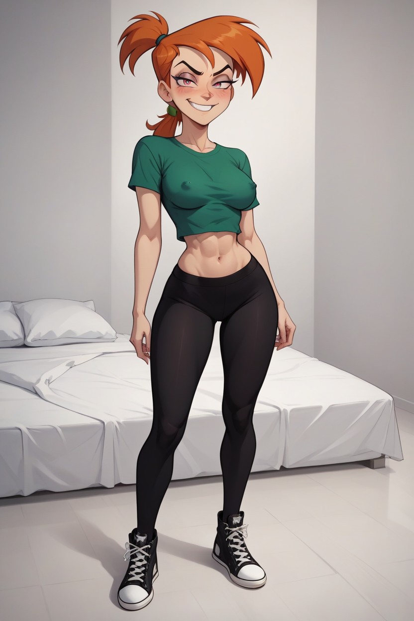 Standing, Legs, Simple Background AI Porn
