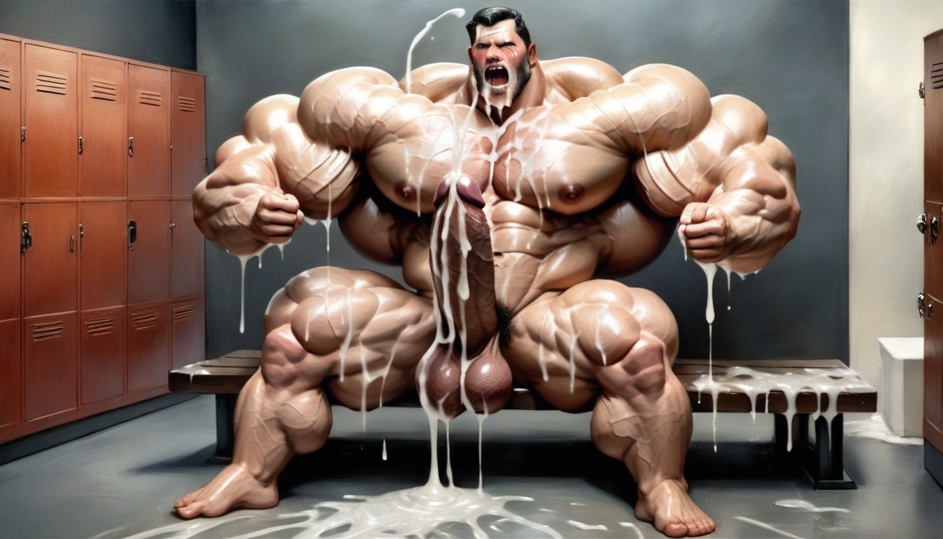 Gigantesque, Cum Everywhere, Cum Blast Porno IA Gay