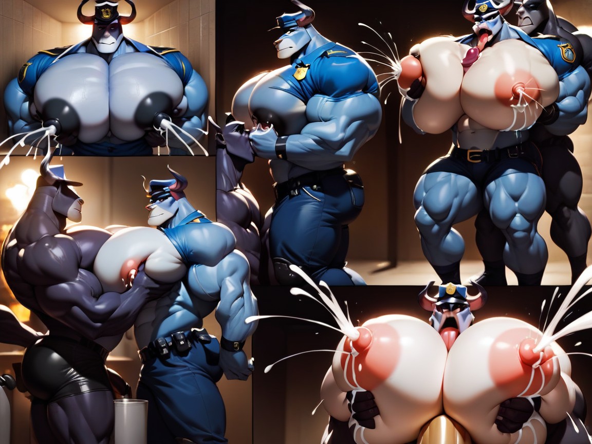 Stuck In Wall, Comic Progression, Huge Nipples ИИ гей порно
