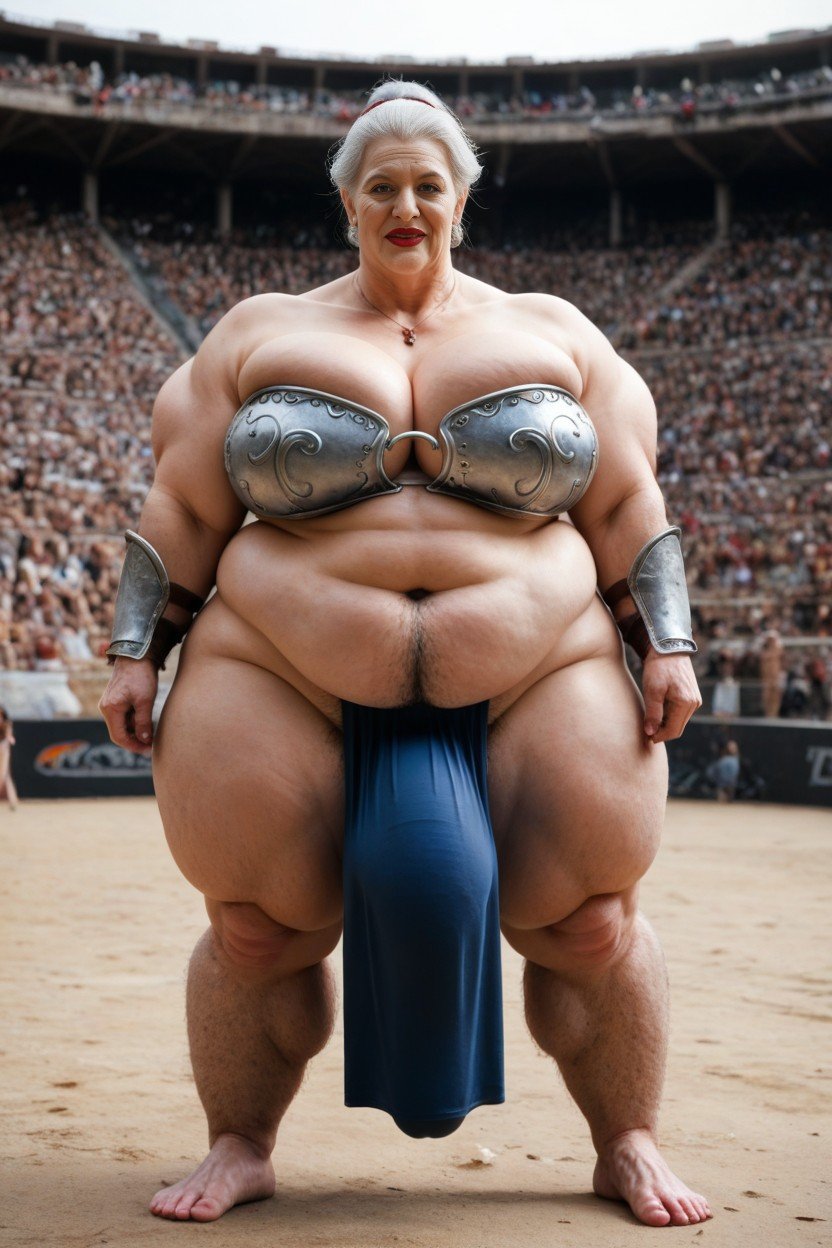 Obese, Fully Clothed, Gladiator Armorsites.postSEOTitles