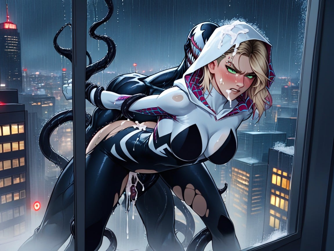 Atado, Black Spiderwebs New York City, City SkylineHentai IA