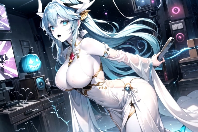 Sex Machine, Steampunk, Ghost Girl Furry AI Porn