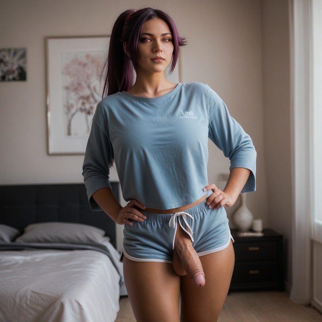 Ultra Realistic, Pjs, Buldge In Pants Travesti IA Pornô