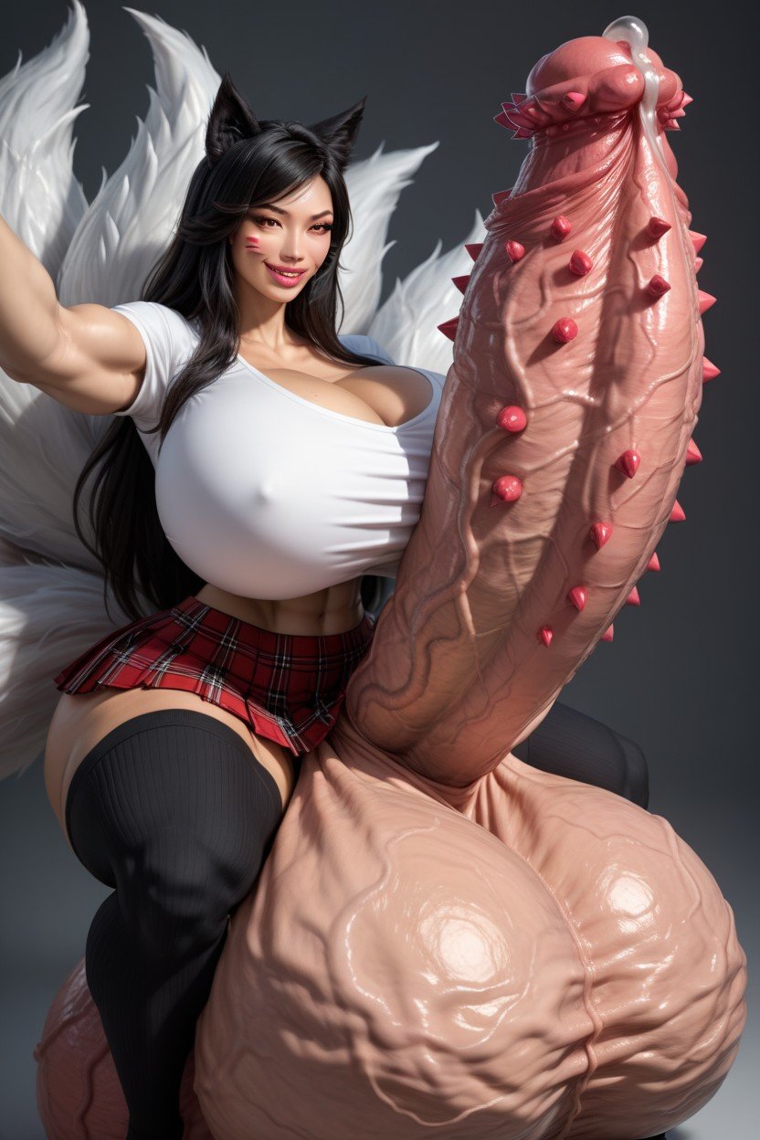 Pony Cock, Gigantic, Muscular Shemale AI Porn