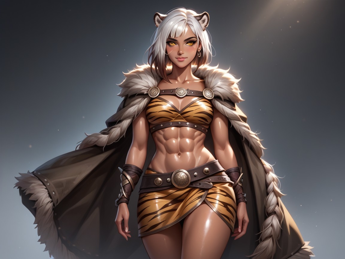 Viking Beserker, Squared Torso, White Hair Hentai AI Porn