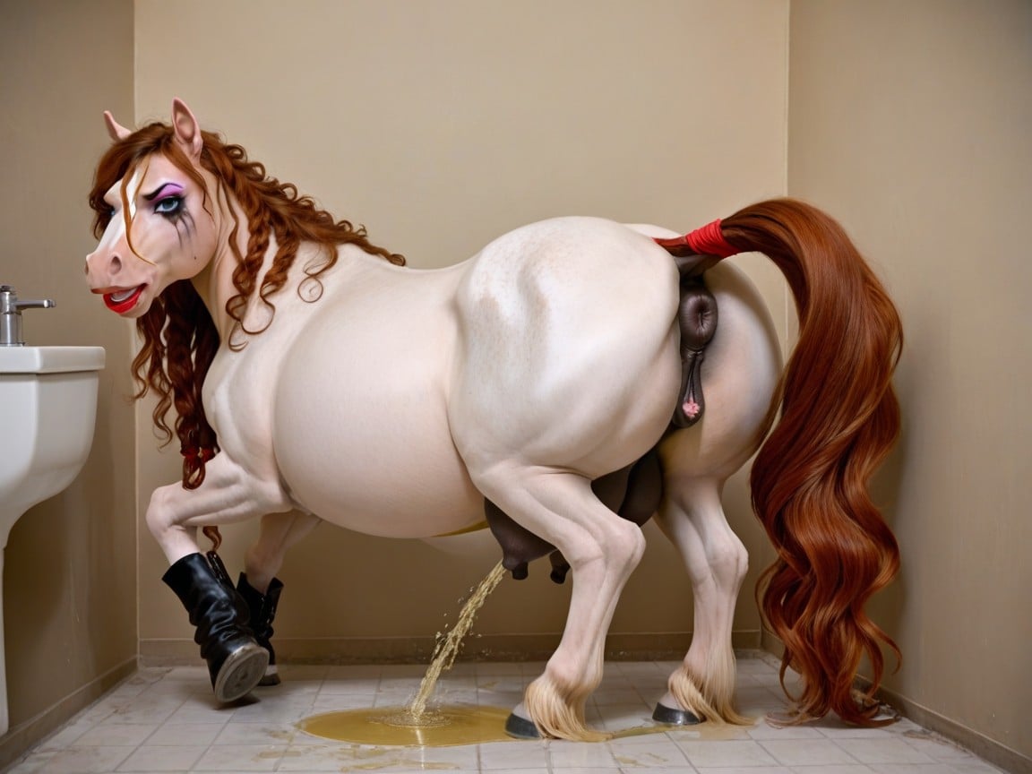 Equineanus, Pretty, Dominatrixequineanus Travesti IA Pornô