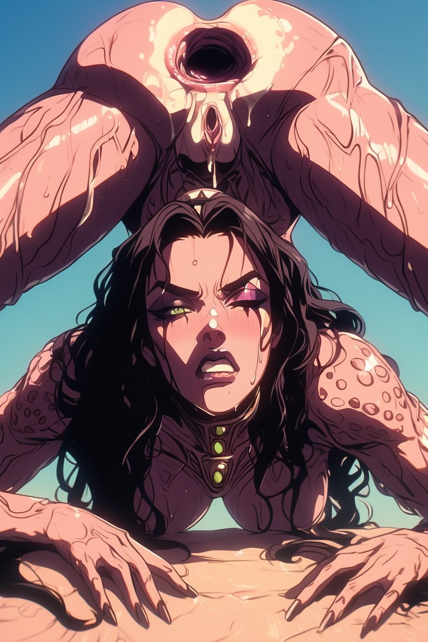 Sweaty, Forcefully Anal Penetrated, Tears AI Porn