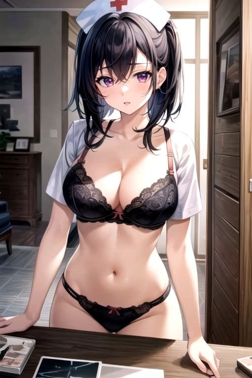 Frilled Bra, NursePorno IA Hentai