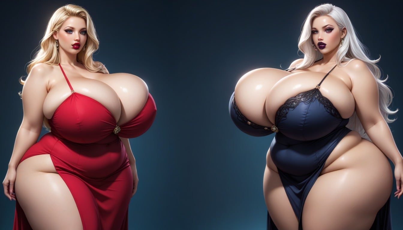 Once Just An Extremely Incredible Fatter Obese, Incredible Mega Extremely Gargantuan Ultra Mega Fat Breasts, Thighs Exposed BBW AI Porn