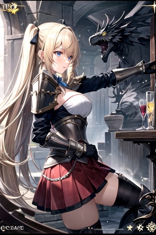 Twintails, Black Gloves, AestheticHentai IA