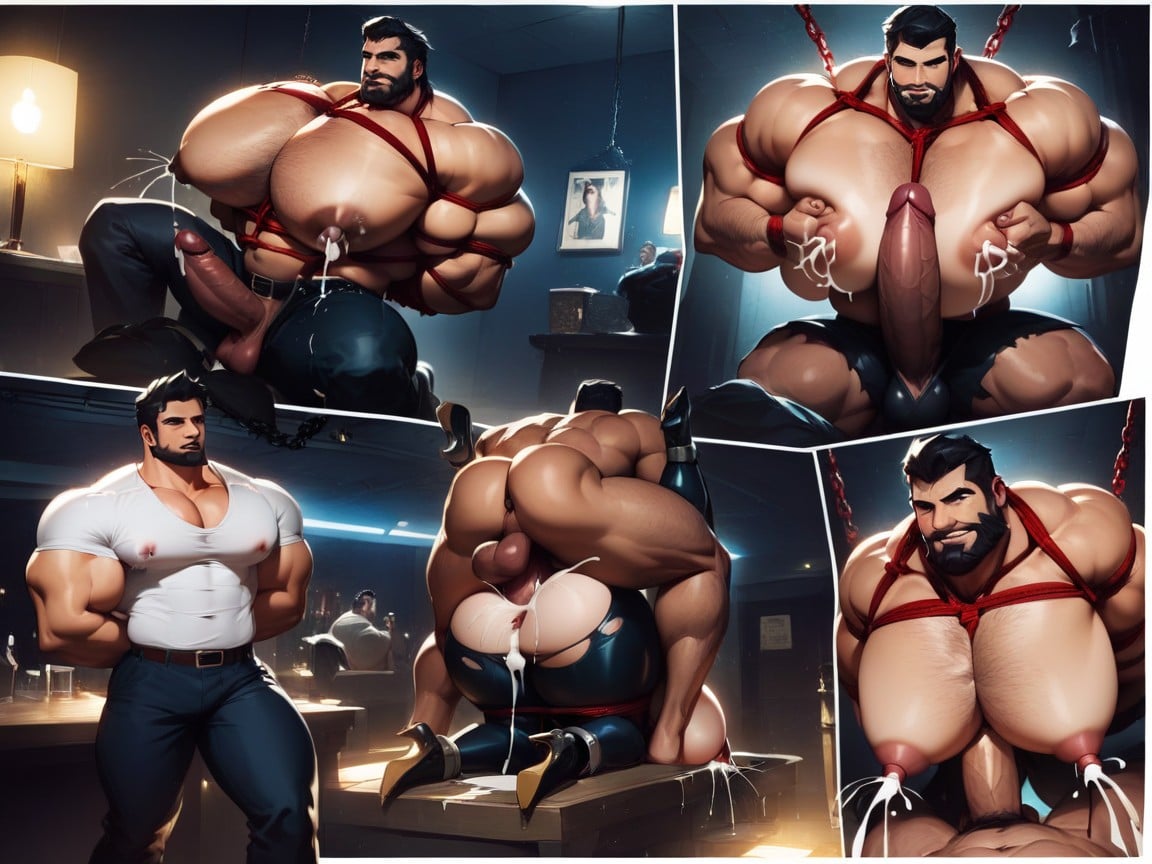 Milk Machine, Hyper Pecs, Blowjob Porno IA Gay