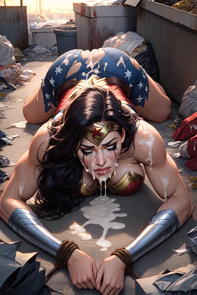 Wonder Woman, One Red Boot, Restrito Pornografia peluda com IA