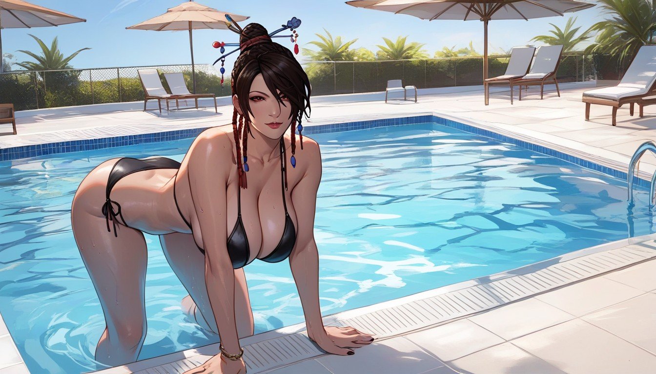 Small Ass, Lulu From Final Fantasy X, Pool Hentai AI Porn