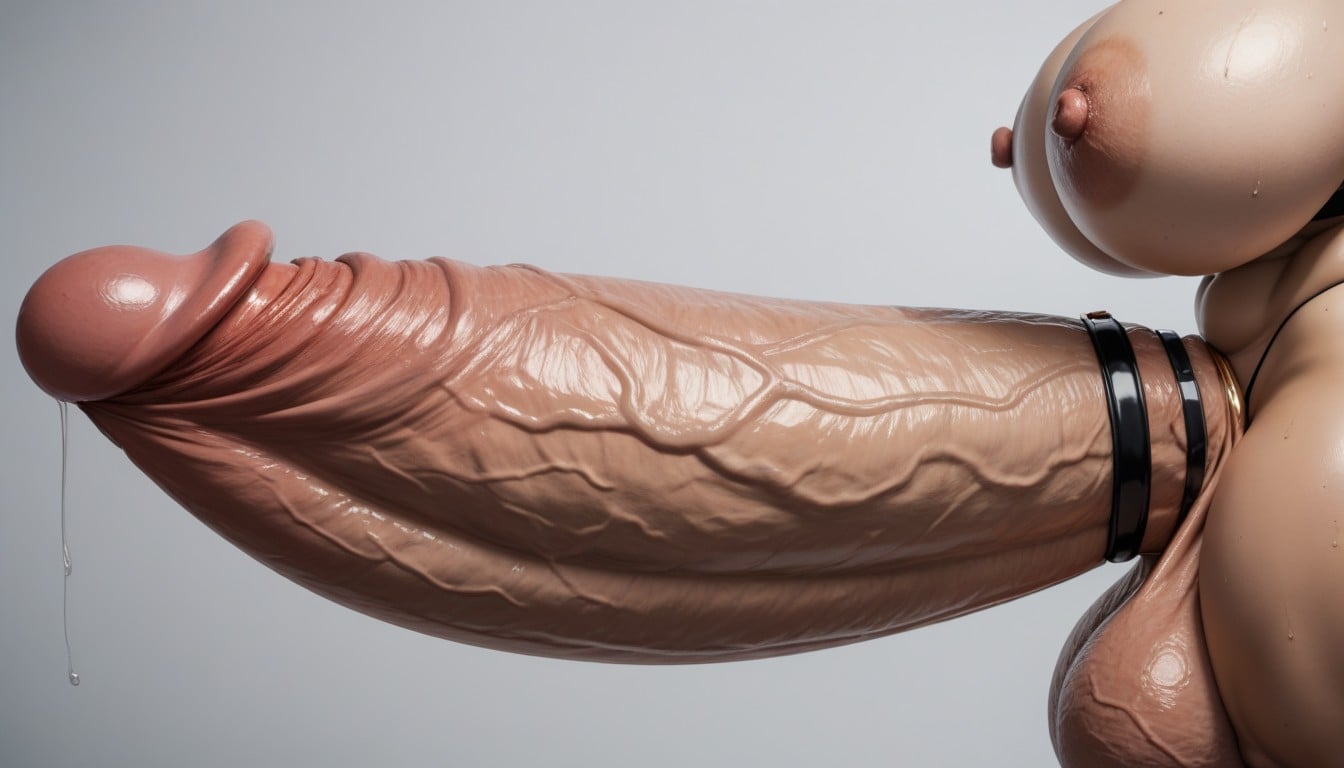 Gigantic Scalene, Futanari Bodybuilder, Side View Shemale AI Porn