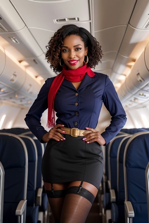 Diamond Earrings, Africana, Ebony Flight AttendantPorno shemale IA