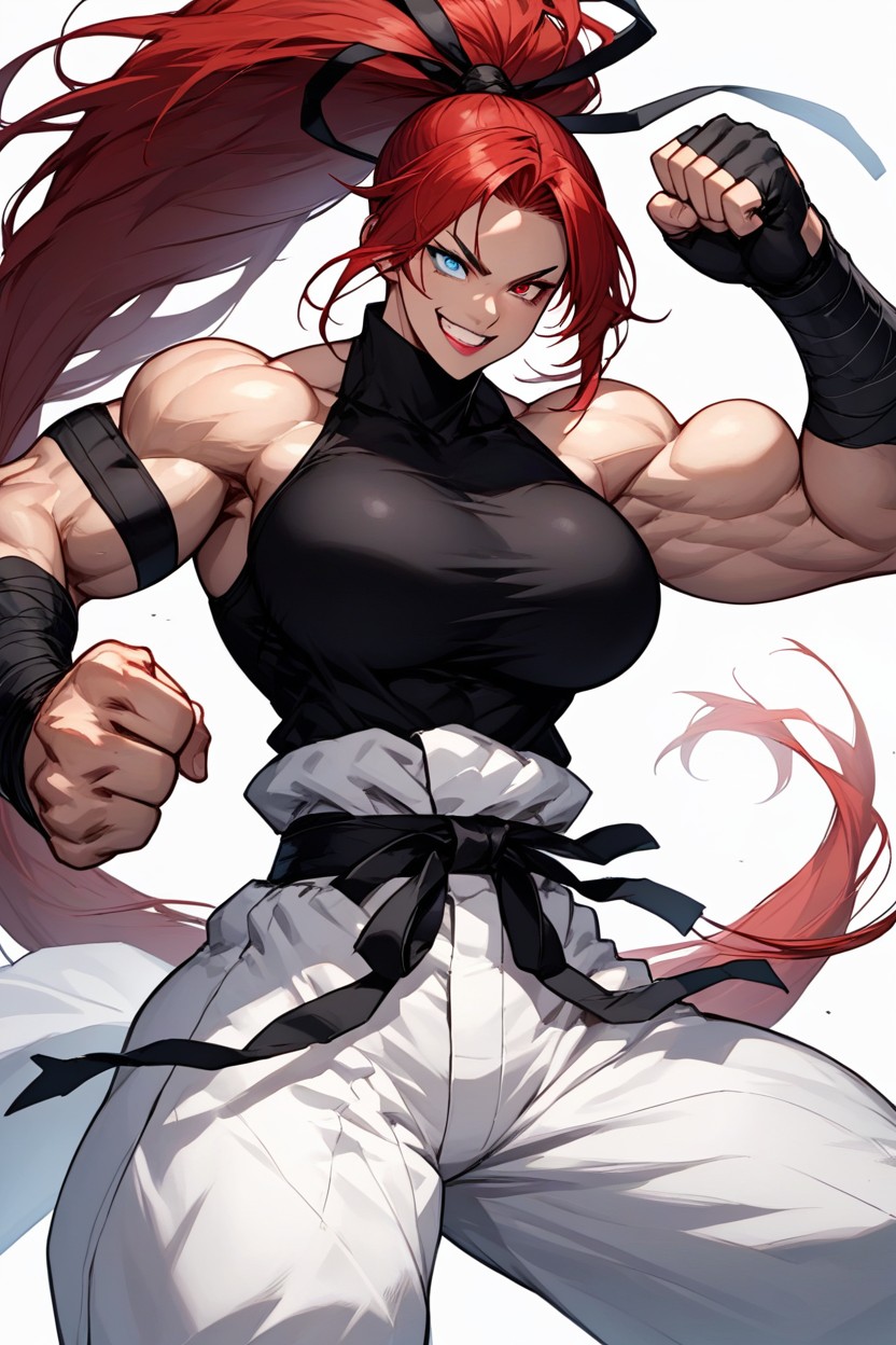Face, Muscular, White Pants Hentai AI Porn