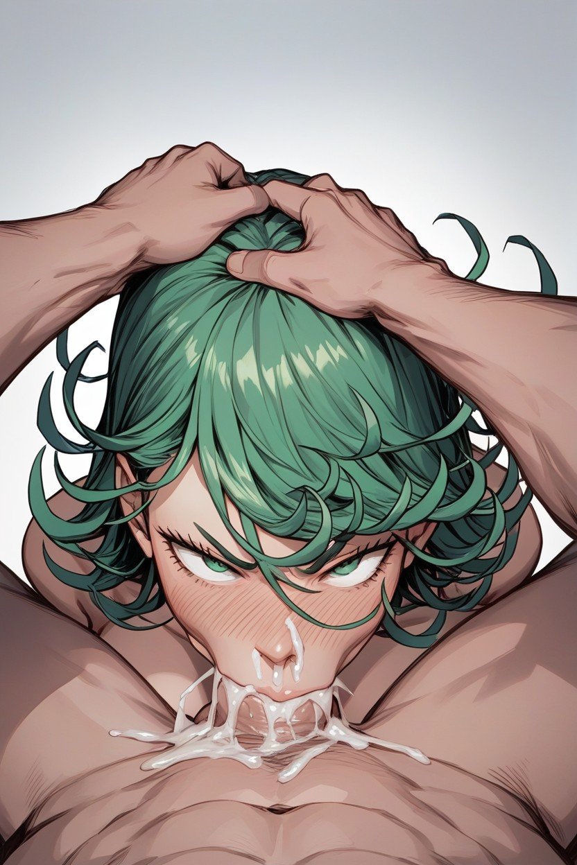 Tatsumaki From One Punch Man, Cum The Noise, DeephtroatニューハーフAIポルノ