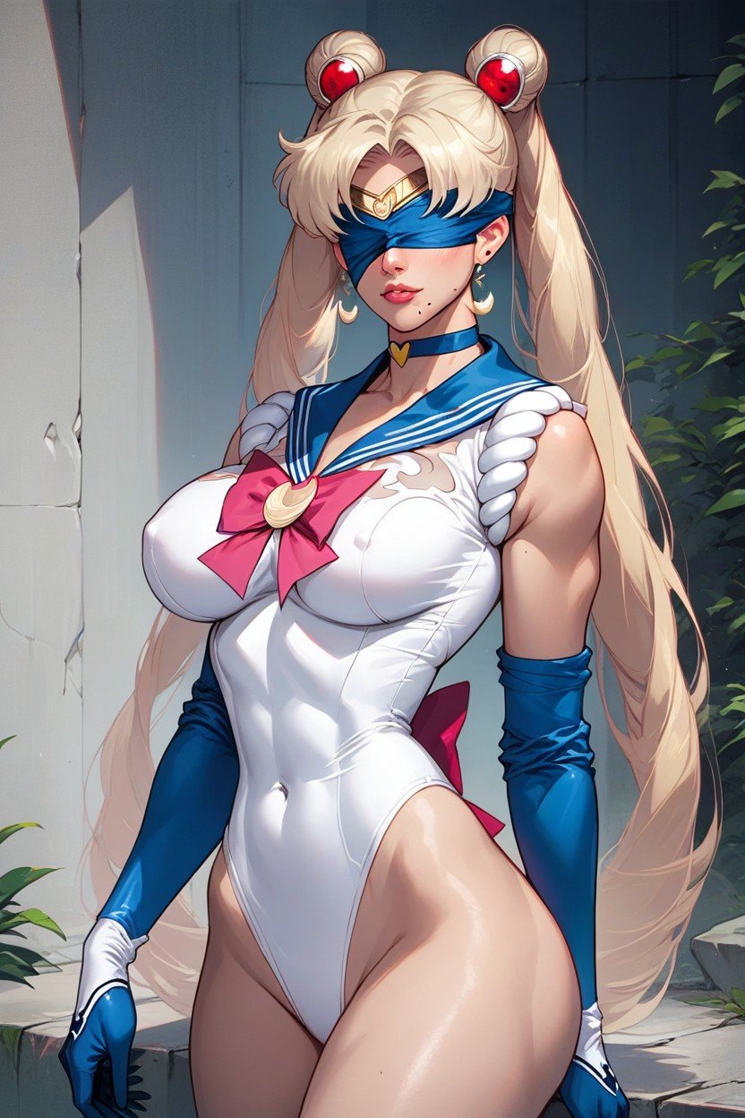 Bimbo Body, Sailor Moon Outfit, Drawn人妖AI色情