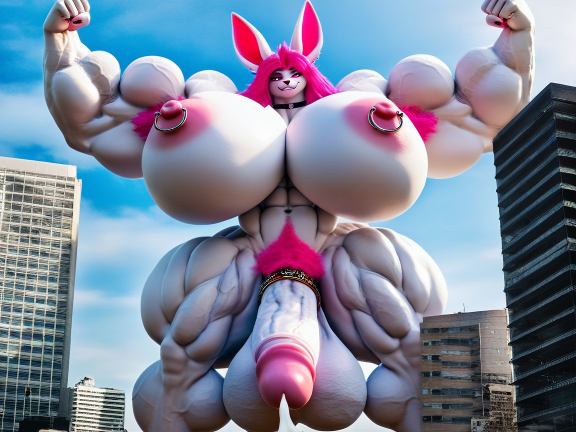 Cock Ring, Confident, Massive Testicles Furry AI Porn