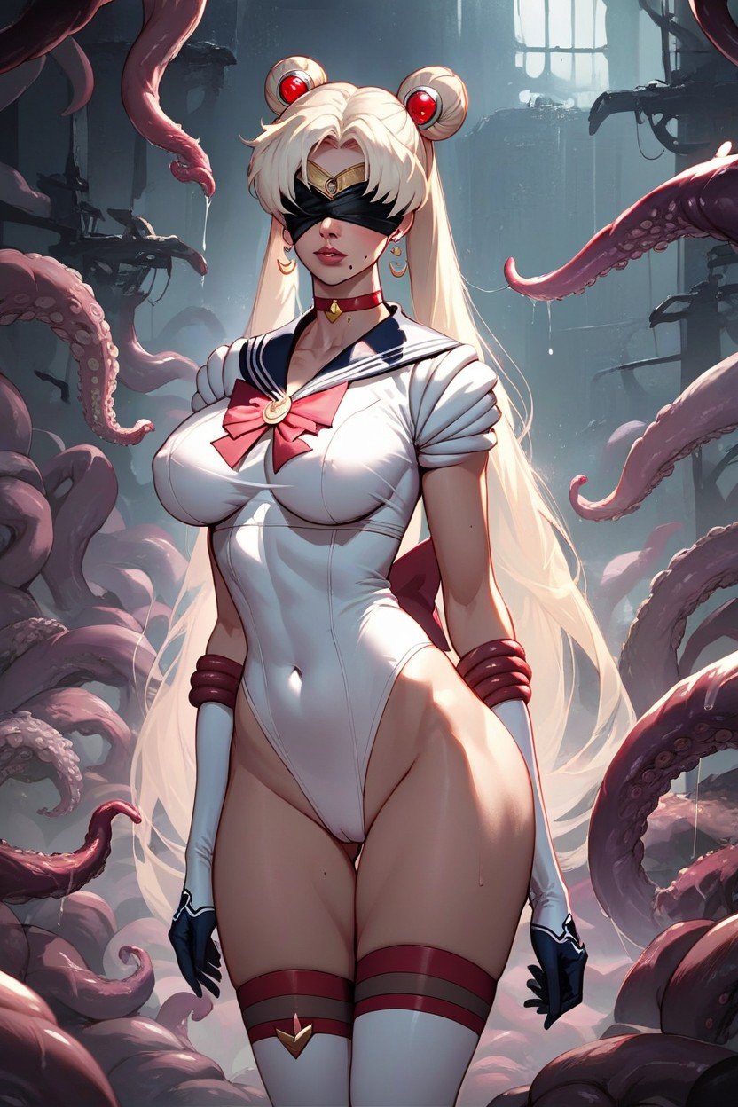 Bimbo Body, Tentacle Cocks, B From Nier Automata Hentai AI Porn