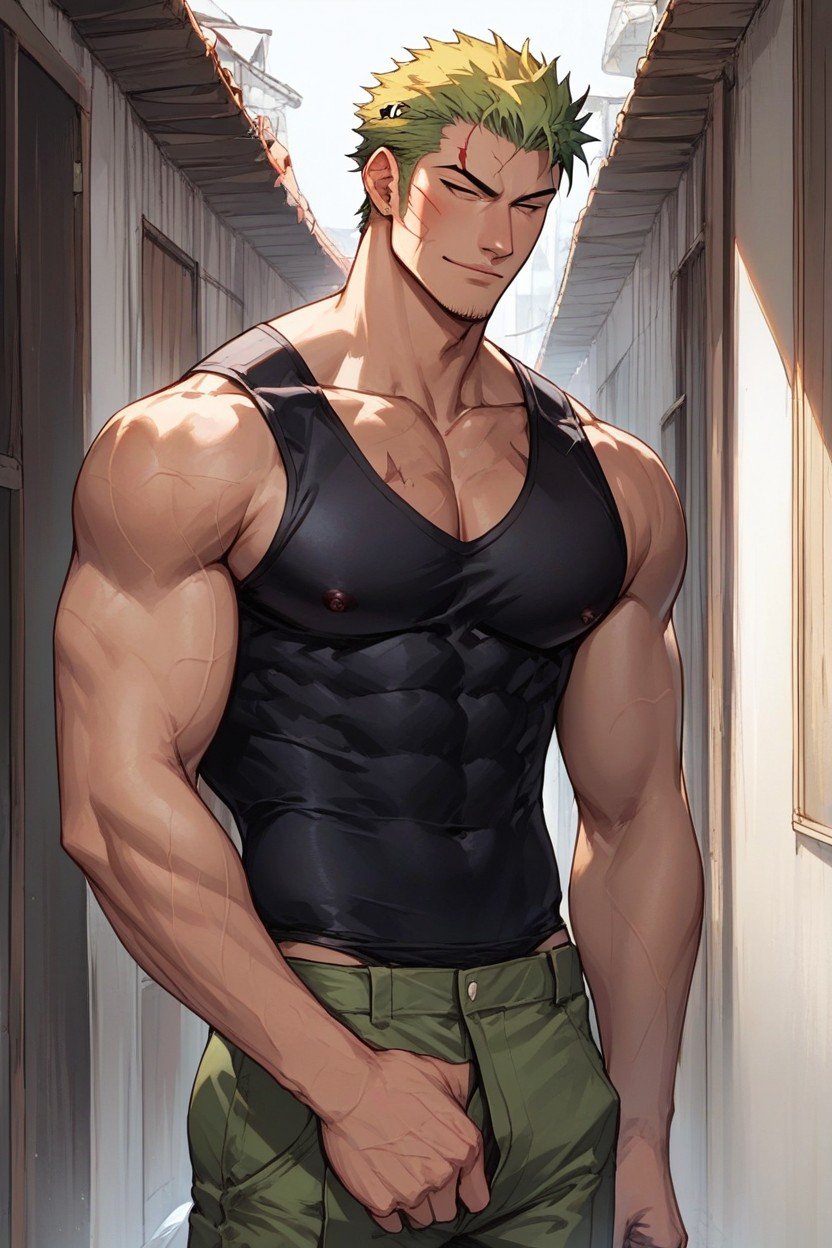 Roronoa Zoro From Oenpiece쉬메일 AI 포르노