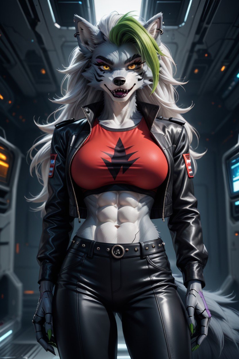 Roxanne Wolffnaf, Fit, Spaceship Furry AI Porn