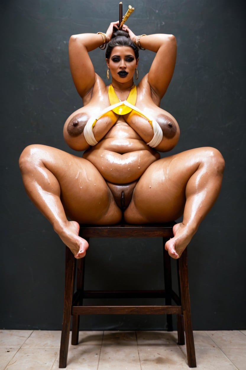 Chubby, Egyptian Woman, Solo BBW AI Porn