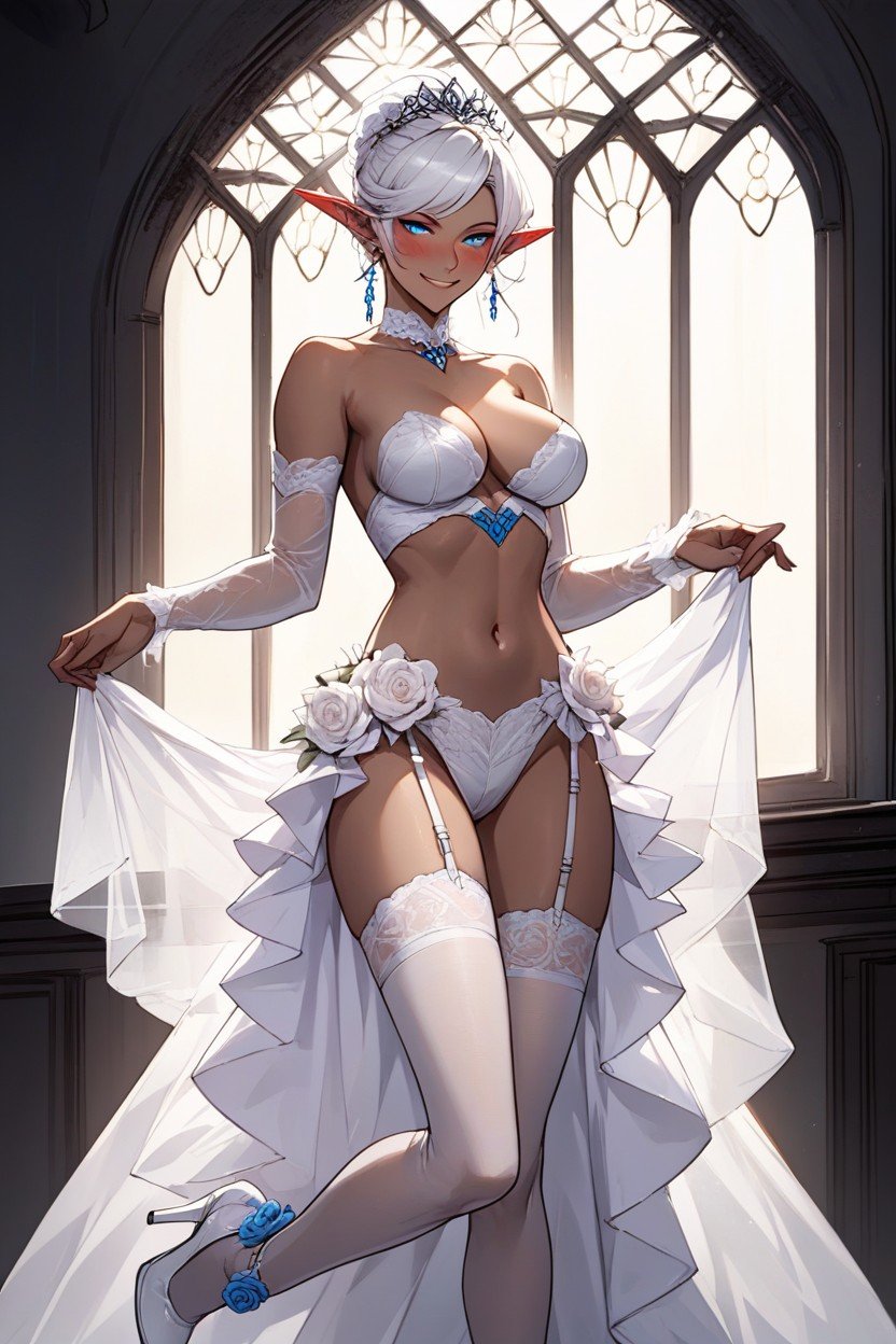 Robe De Mariée, Modèle, FoulardPorno IA Hentai