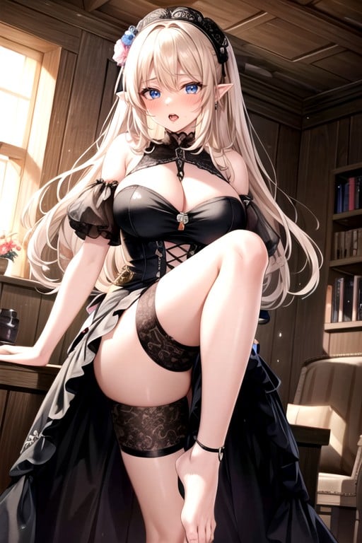 Disgusted, Horny, Black LipstickHentai IA