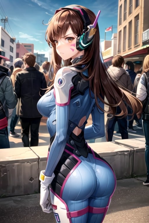 Magrelo, D'va (overwatch), Gang Bang Pornografia peluda com IA