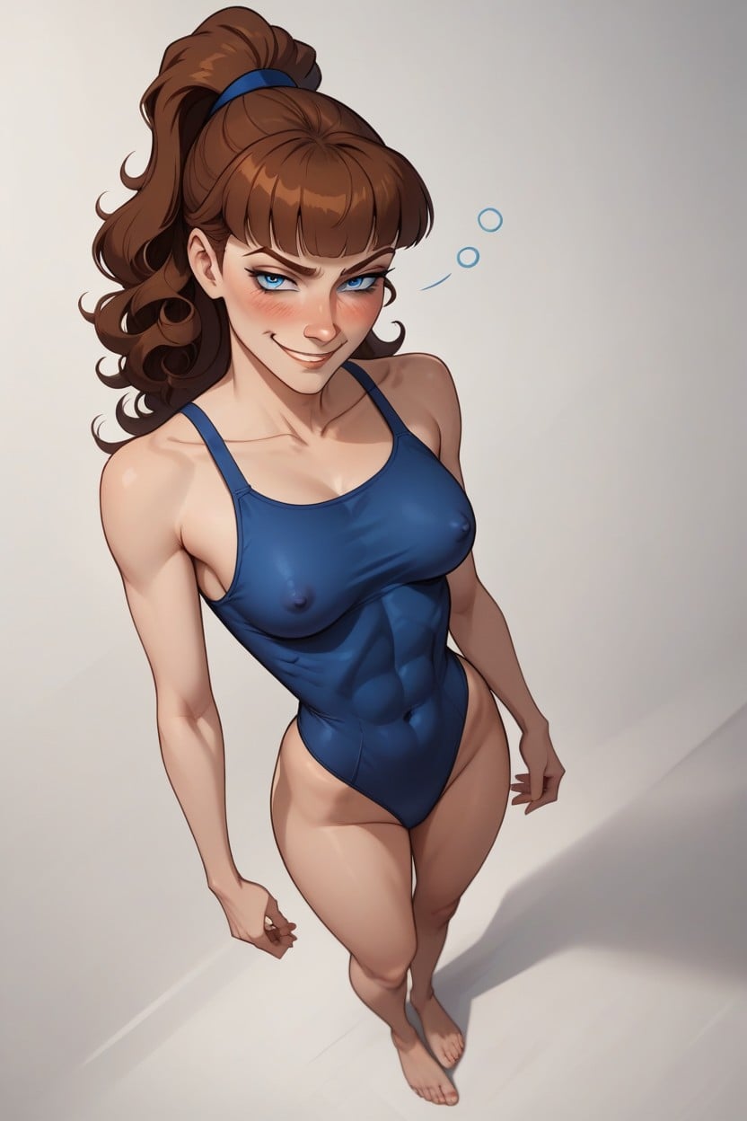 Best Detailed Hair, Top Down, Lanky Legs AI Porn