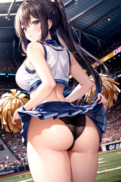 Cheerleader, Show Pussy, Nfsw Hentai AI Porn