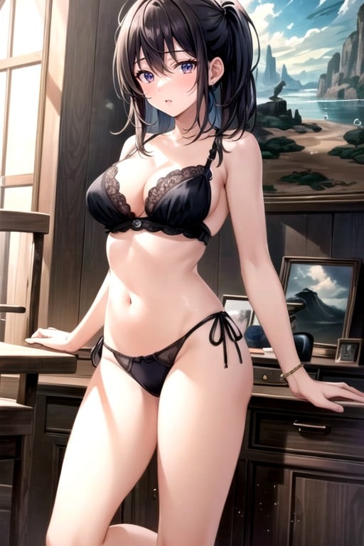 Side Tie Panties, Step SisterHentai IA