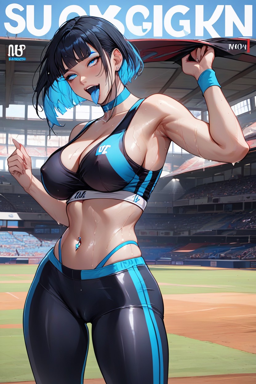 Bobcut, See Through Thong, Chocker Hentai AI Porn