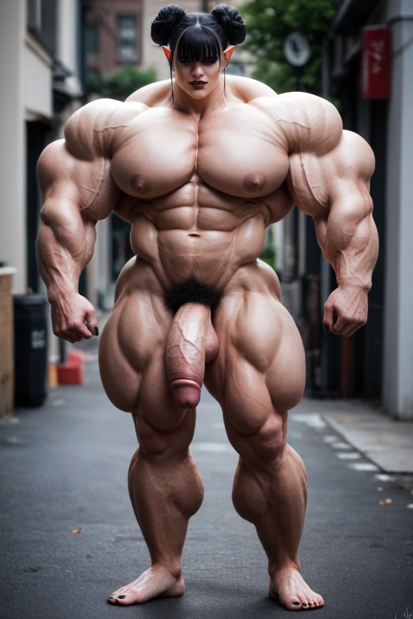 Hyper Huge Massive Muscles, Gigantic Huge Muscles, Futa Is Always Bigger Porno shemale IA